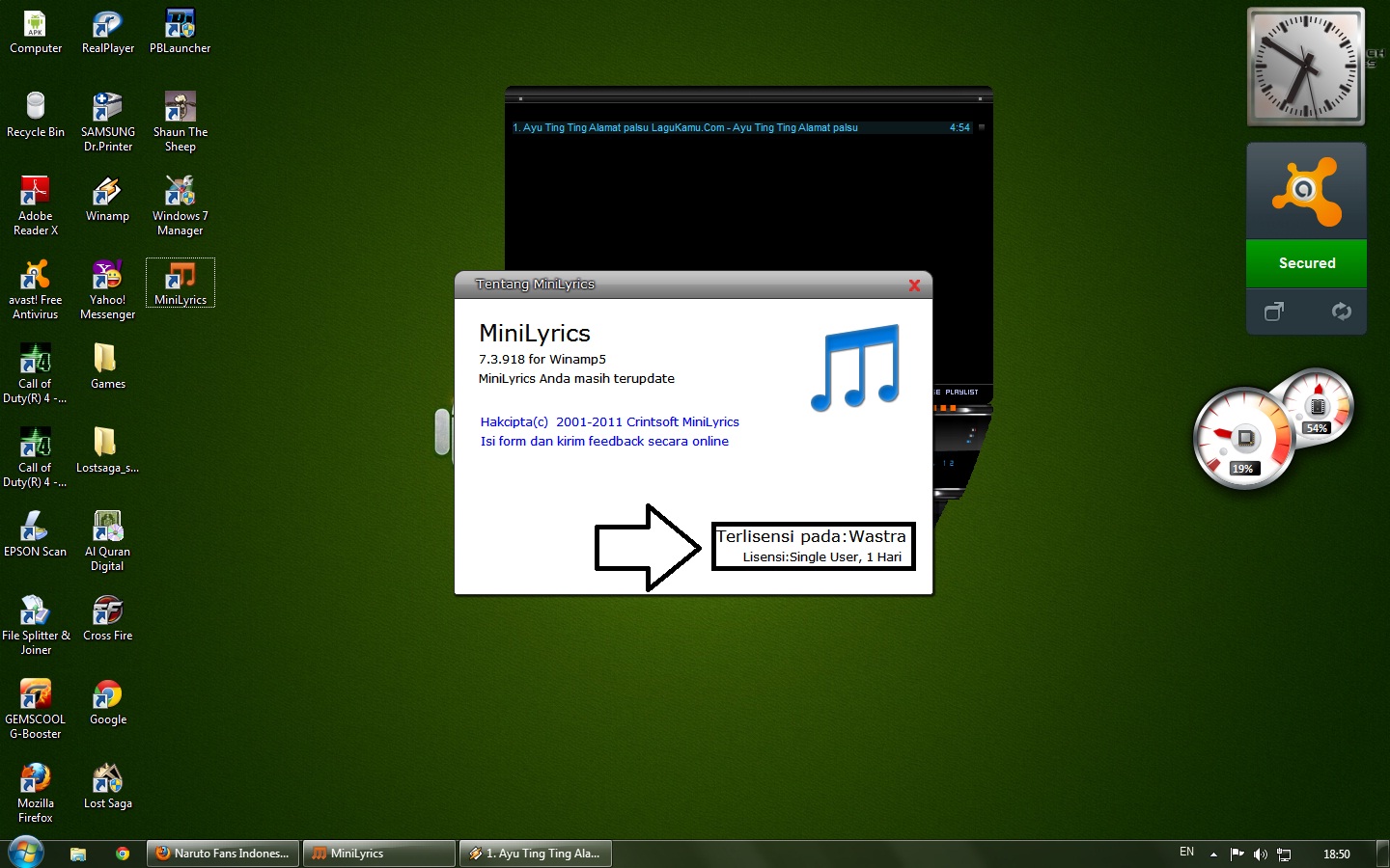 Download MiniLyrics for Windows